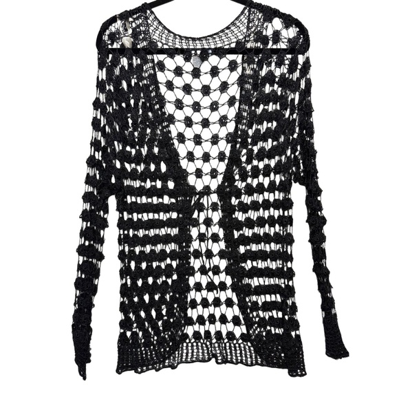 Half Moon Bay Sweaters - NEW!!! Half‎ Moon Bay White Crochet Sweater Swim Cover Up Size 1X